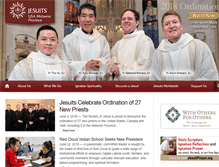 Tablet Screenshot of jesuits-chgdet.org